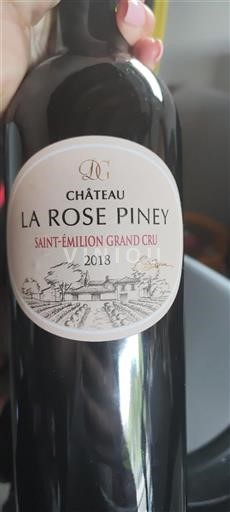 Bordeaux Saint-Émilion Grand Cru Château La Rose Piney 2018