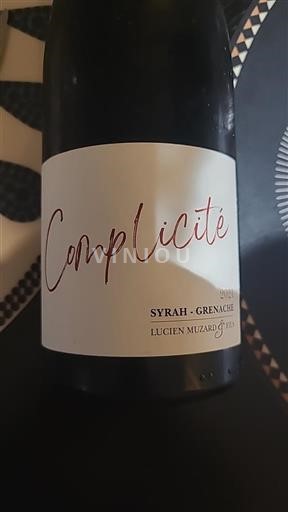 Vin Rouge sec Complicité Lucien Muzard & Fils 2021 France Bourgogne AOC