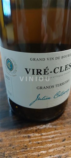 Bourgogne Viré-clessé Julien Collovray Grands Terroirs 2023