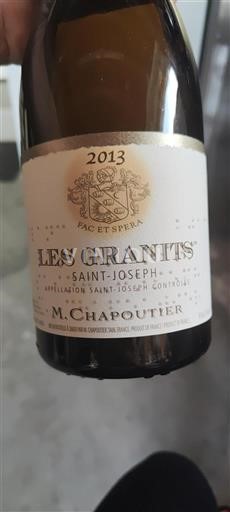 Valle del Ródano Saint-Joseph M. Chapoutier Les Granits 2013