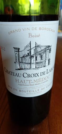 Bordéus Haut-Médoc Château Croix de Laborde 2022