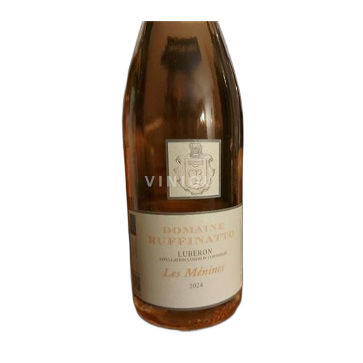 Vin Rosé sec Les Ménines Domaine Ruffinatto 2024 France Vallée du Rhône Luberon AOC bio