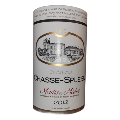 Bordeaux Moulis-en-Médoc Château Chasse-Spleen 2012