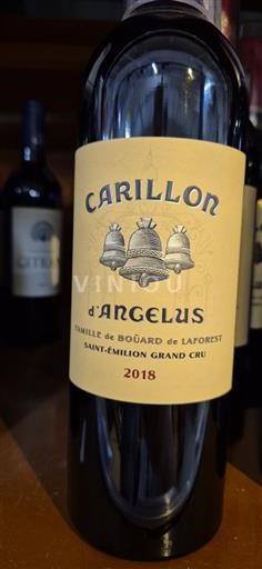 Bordeaux Saint-Émilion Grand Cru Carillon Angélus 2018
