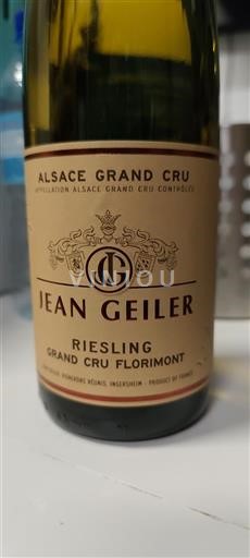 Alsácia Alsácia Grand Cru Grand Cru Jean Geiler Grand Cru Florimont Não Sazonado