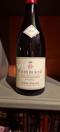 Bourgogne Pommard Premier Cru Comte Armand Clos des Epeneaux 2018