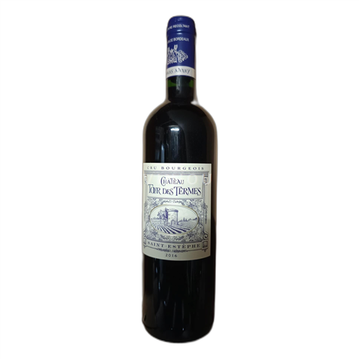 Vin Rouge sec Château Tour des Termes 2016 France Bordeaux Saint-Estèphe AOC