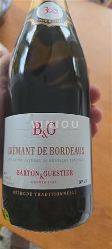 Bordeaux Crémant de Bordeaux Barton & Guestier Ohne Jahrgang