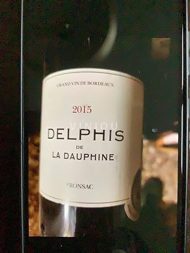 Burdeos Fronsac Château La Dauphine Delphis de La Dauphine 2015