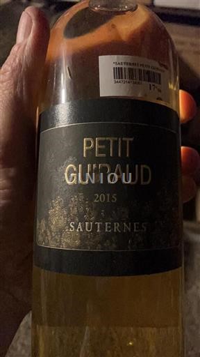 Bordeaux Sauternes Château Guiraud Petit Guiraud 2015