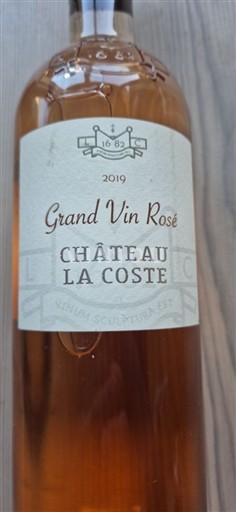 Provenza Coteaux de Aix en Provenza Château La Coste Grand Vin Rosé 2019