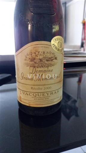 Údolí Rhôny Vacqueyras Domaine Grand Montmirail 2000