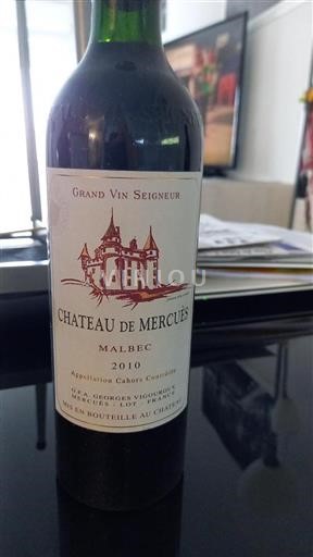 South West Cahors Château Mercuès Malbec 2010
