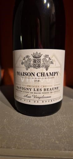 Bourgogne Savigny-lès-beaune Premier Cru Maison Champy Aux Vergelesses 2022
