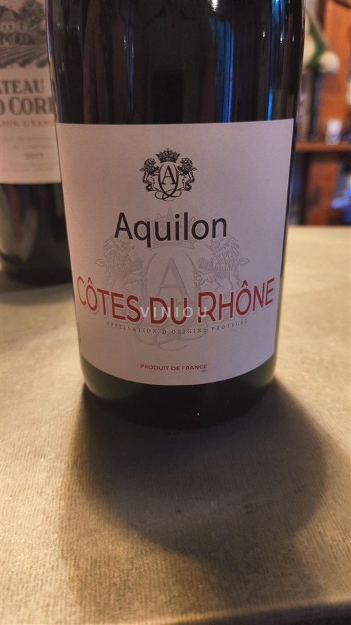 Rhônen laakso Côtes-du-rhône Aquilon 2023