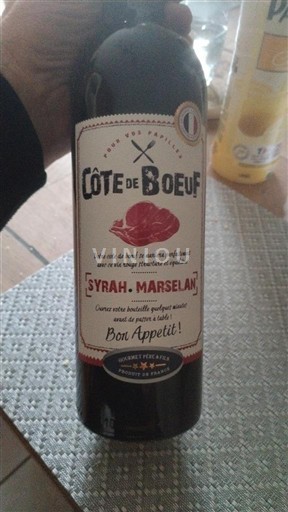 Languedoc và Roussillon Vùng đất Oc Côte de Boeuf Syrah Marselan 2023