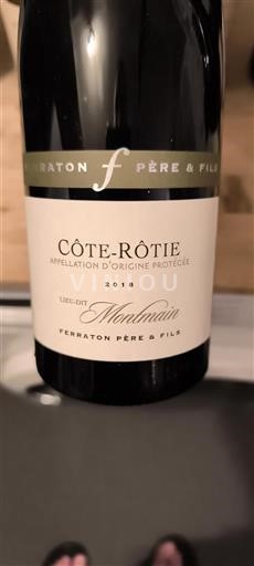 Rhônedalen Côte-rôtie Ferraton Père & Fils Montmain 2018