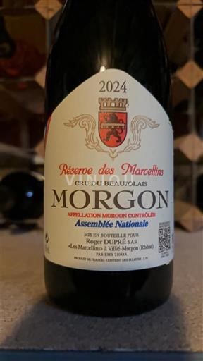 Beaujolais Morgon Roger Dupré Réserve des Marcellins 2024