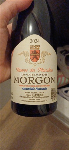Beaujolais Morgon Roger Dupré Réserve des Marcellins 2024