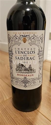 Bordeaux Château L'Enclos De Sadirac 2022