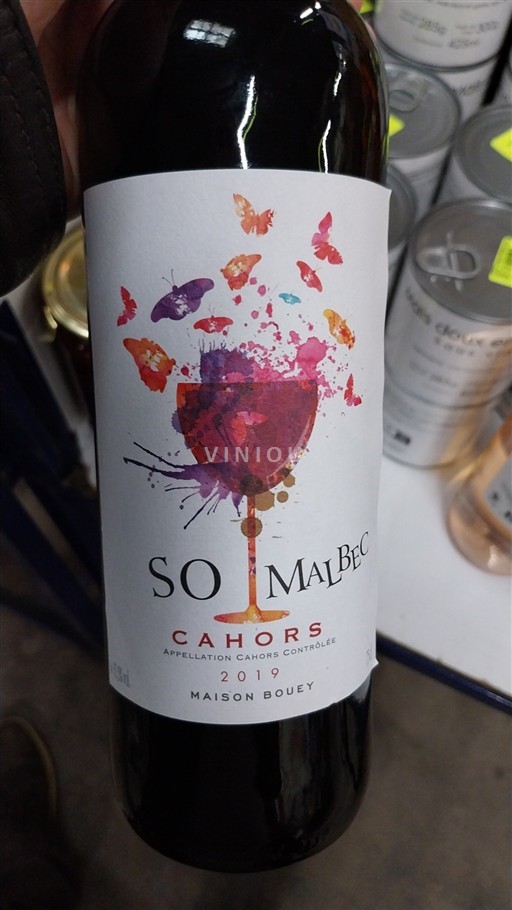 Sydväst Cahors Maison Bouey SO Malbec 2019