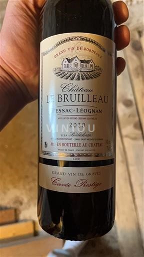 Бордо Пессак-Леоньян Château Le Bruilleau Prestige 2020