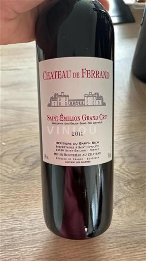 Bordeaux Saint-Émilion Grand Cru Château Ferrand 2011