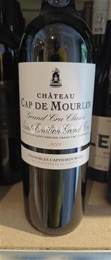Bordeaux Saint-Émilion Grand Cru Grand Cru Château Cap de Mourlin 2018