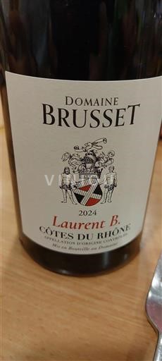 Valle del Ródano Côtes del Ródano Domaine Brusset Laurent B. 2024