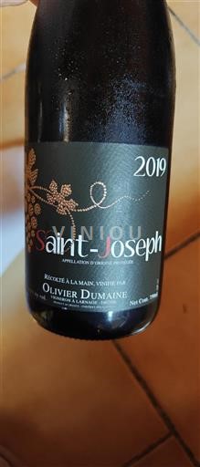 Valle del Rodano Saint-Joseph Olivier Dumaine 2019