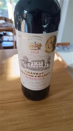 Bordeaux Château Grands-Champs 2018