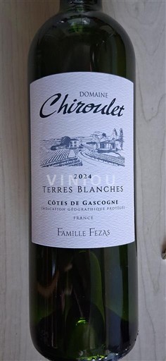 Sudoeste Côtes de Gascogne Domaine Chiroulet Terres Blanches 2024