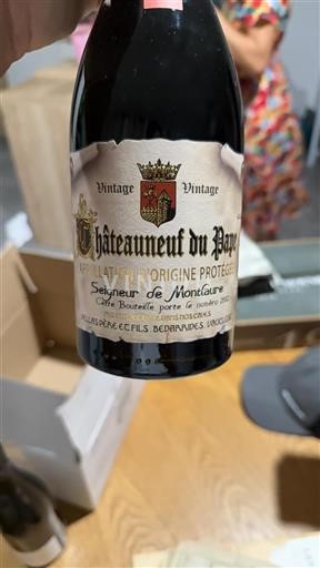 Vallée du Rhône Châteauneuf-du-pape Vellas Père et Fils Seigneur de Montaure 2023