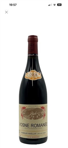 Verërat Rouge sec Charles Noëllat 2020 Francë Burgundi Vosne-Romanée AOC