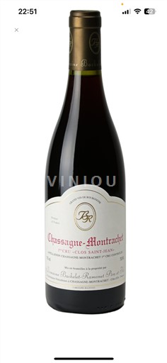 Burgund Chassagne-Montrachet Premier Cru Domaine Bachelet-Ramonet Clos Saint-Jean 2022