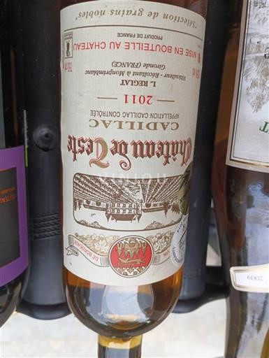 Bordeaux Cadillac Château Tast Sélection de grains nobles 2011