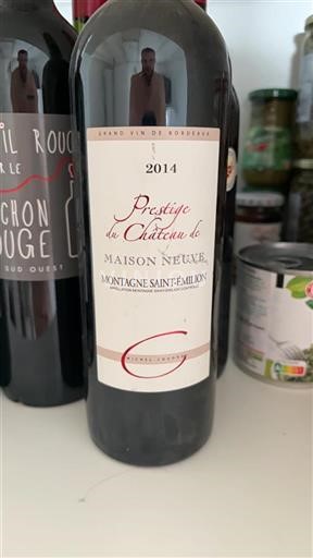 Burdeos Montagne-Saint-Émilion Château Maison Neuve Prestige 2014