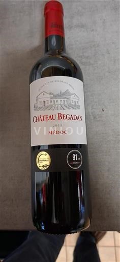 Bordéus Médoc Château Bégadan 2019