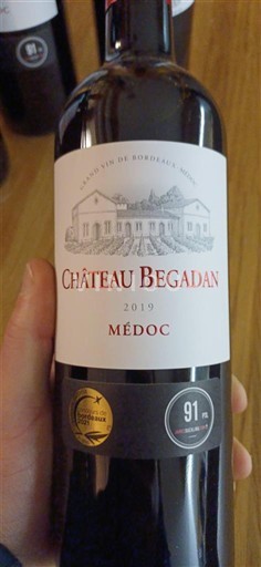 Bordeaux Médoc Château Bégadan 2019