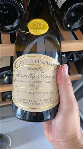 Borgonha Pouilly-fuissé Clos de la Chapelle 2018