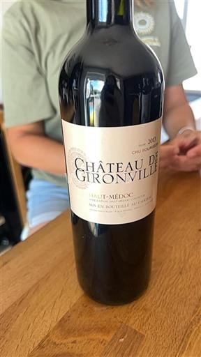 Bordéus Haut-Médoc Cru Bourgeois Gironville 2013
