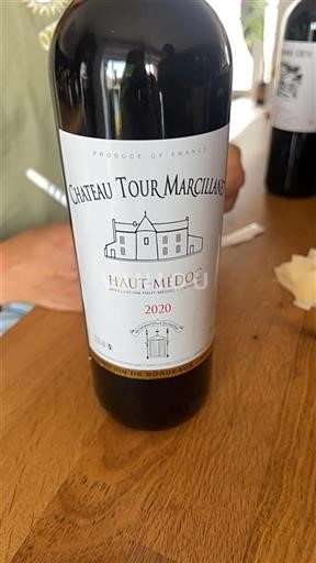 Bordeaux Haut-Médoc Château Tour Marcellin 2020