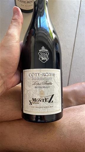 Rhônetal Côte-rôtie Domaine Stéphane Montez du Monteillet Bons Arrêts Monopole 2016