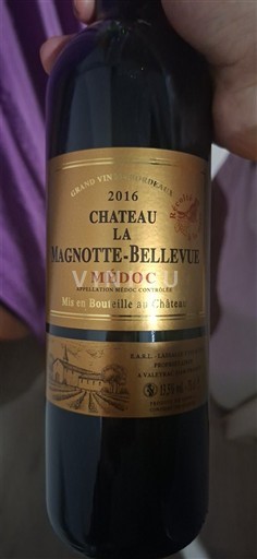 Burdeos Médoc Château La Magnotte-Bellevue 2016