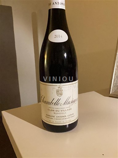 Bourgogne Chambolle-Musigny Domaine Antonin Guyon Clos du Village Monopole 2014