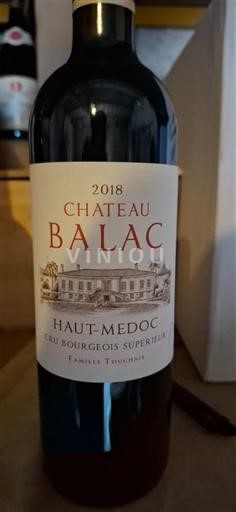 Bordeaux Haut-Médoc Cru Bourgeois Supérieur Château Balac 2018