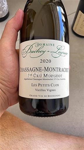 Burgundija Chassagne-Montrachet Premier Cru Domaine Bachey-Legros Les Petits Clos Vieilles Vignes 2020