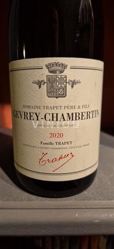 Burgund Gevrey-Chambertin Domaine Trapet Père & Fils Ostrea 2020