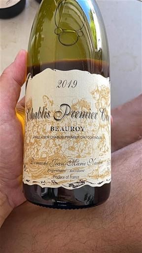 Bourgogne Chablis Premier Cru Domaine Jean-Marie Naulin Beauroy 2019