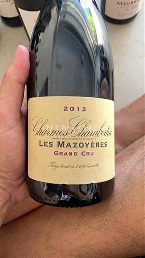 Borgoña Charmes-chambertin Grand Cru Les Mazoyères 2013